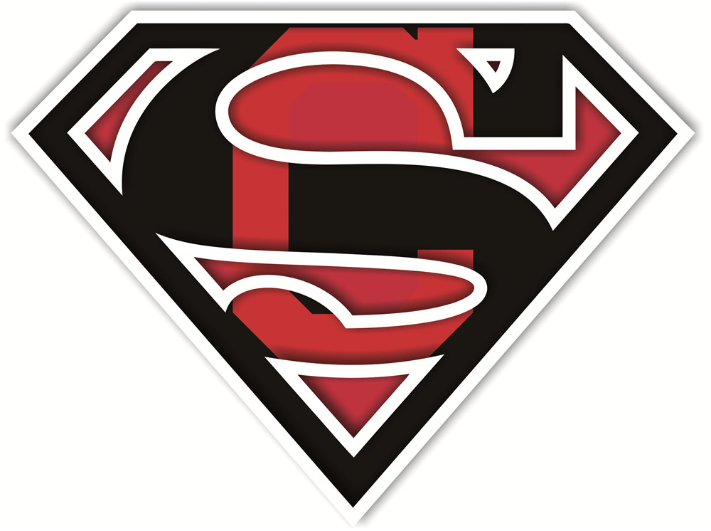 Cleveland Indians superman logos fabric transfer
